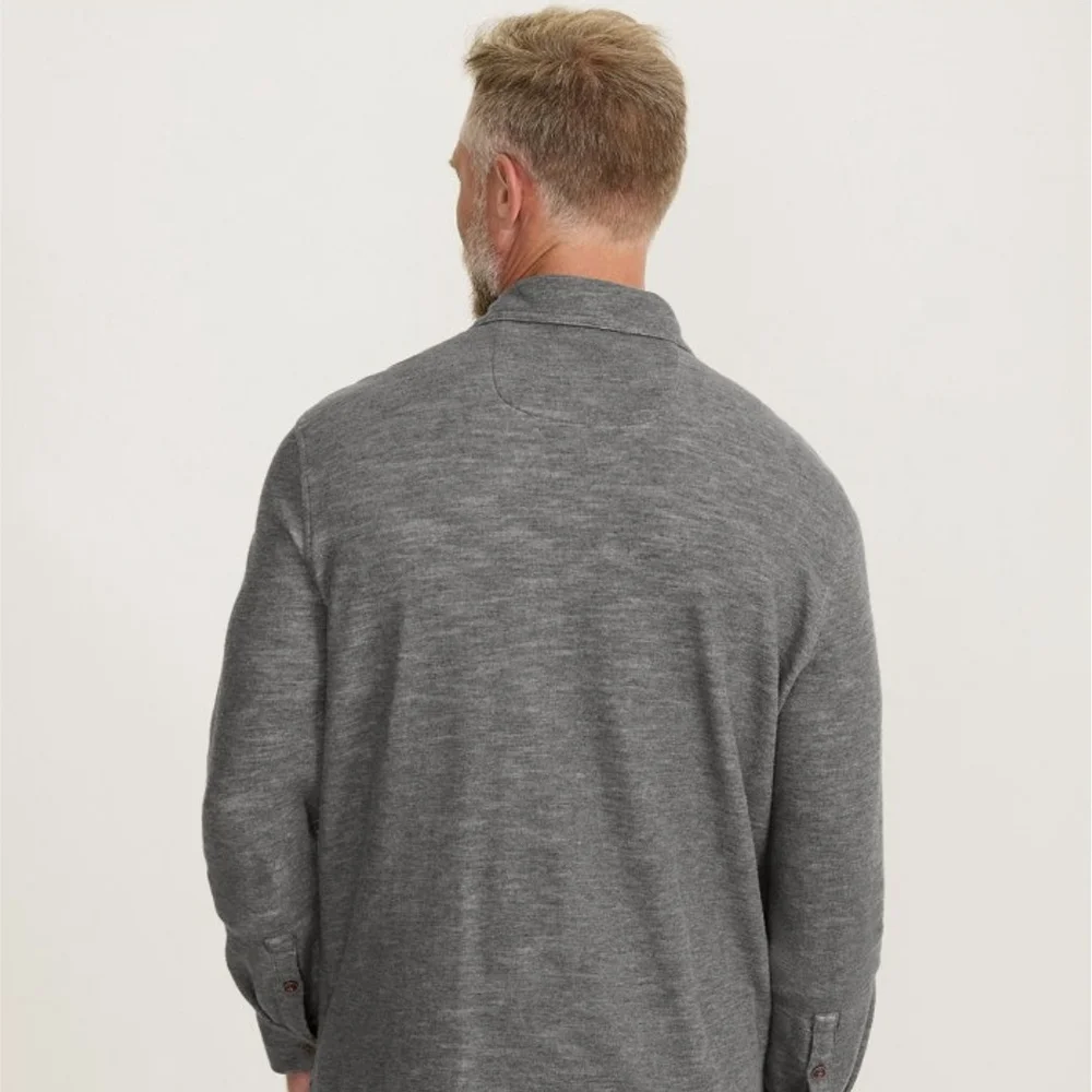 NEW Tommy Bahama Men's Gray Polo Shirt - Picture 3 of 7